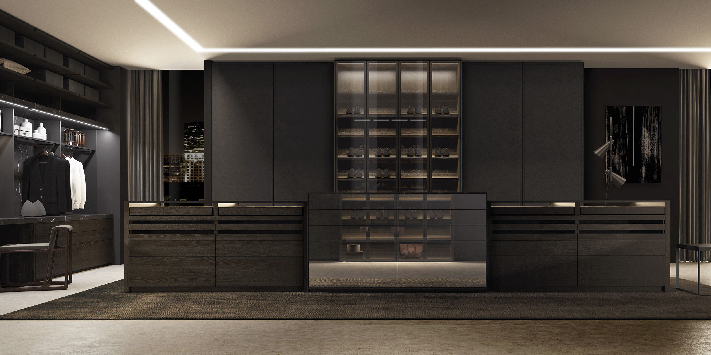 Armoire Forum en cuir Barna