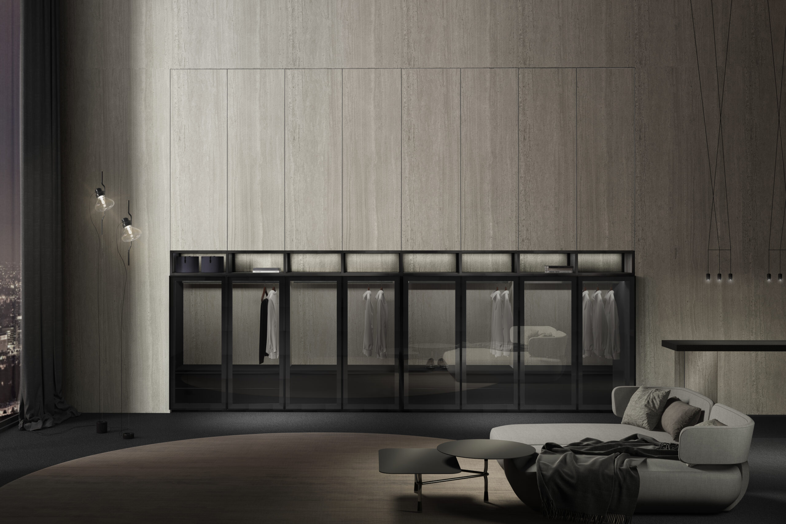 Argentum Luxury Stone Wardrobe (armoire de luxe en pierre)