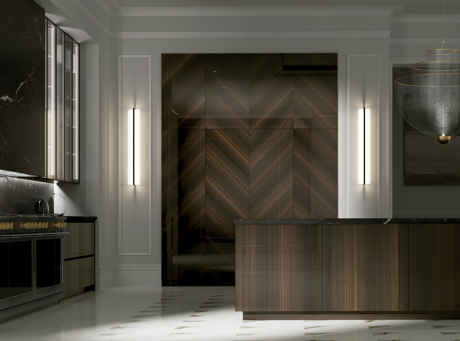 Cuisine classique Eucalyptus Shine