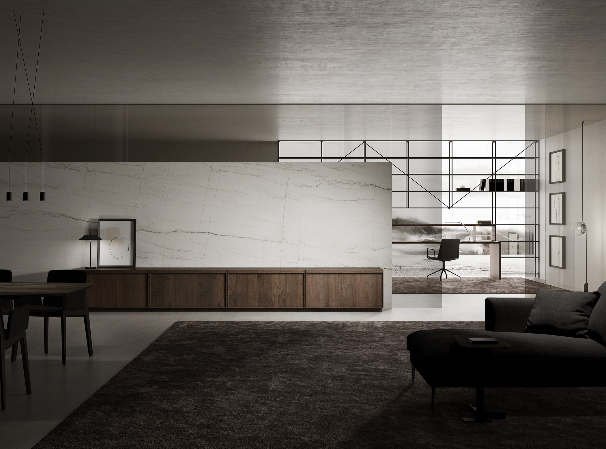 Living Melani Walnut Matige